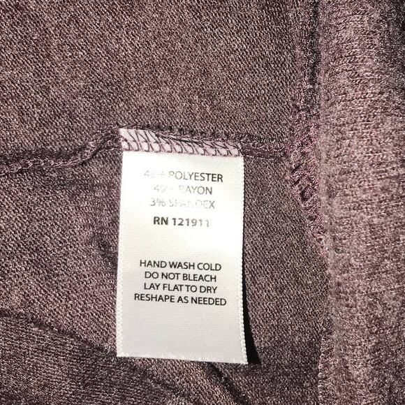 LNA Open Shoulder Purple Knit Top - Picture 8 of 8